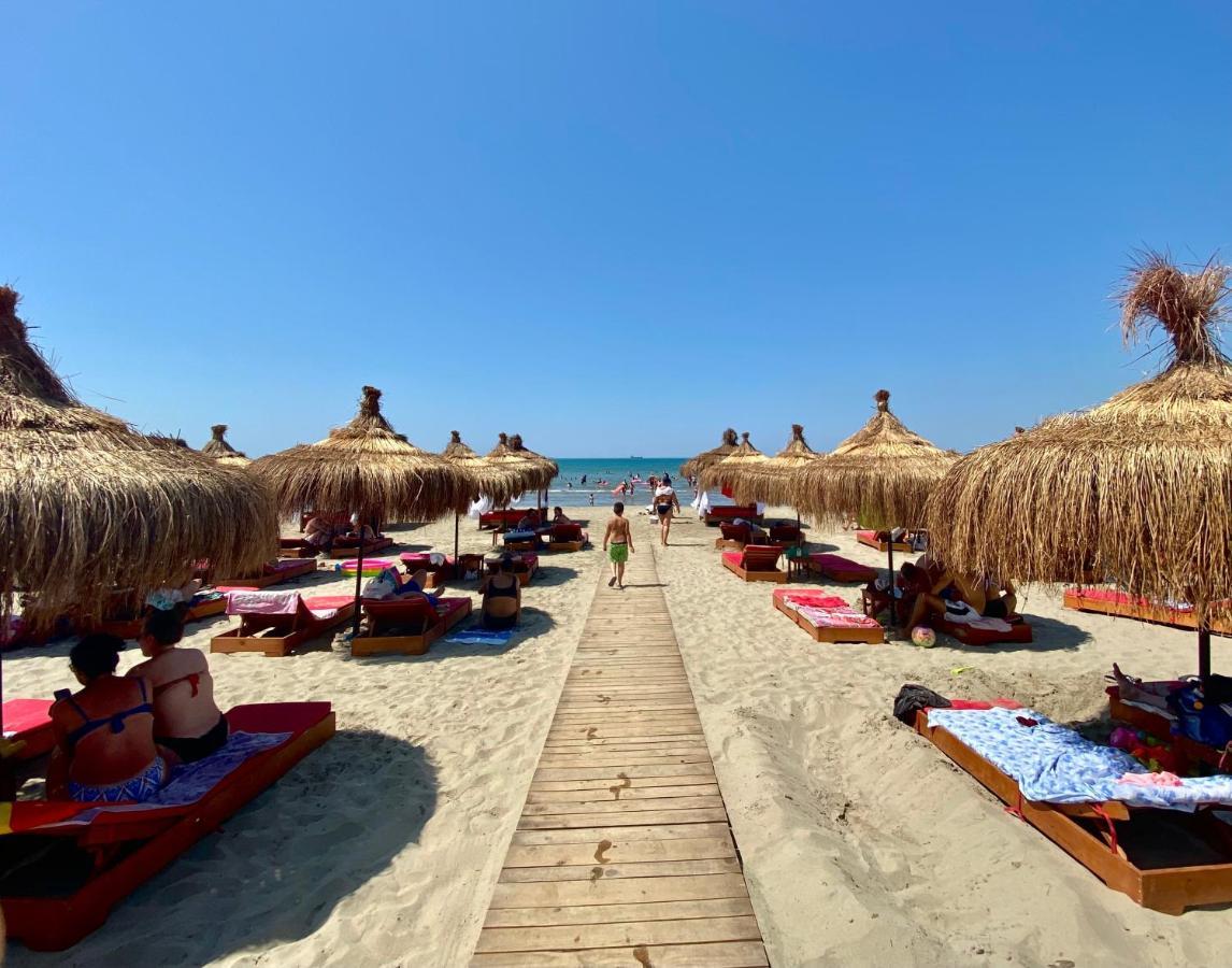 Sunset Sea View - Beachfront Balcony - Ac - Wifi Durrës 外观 照片