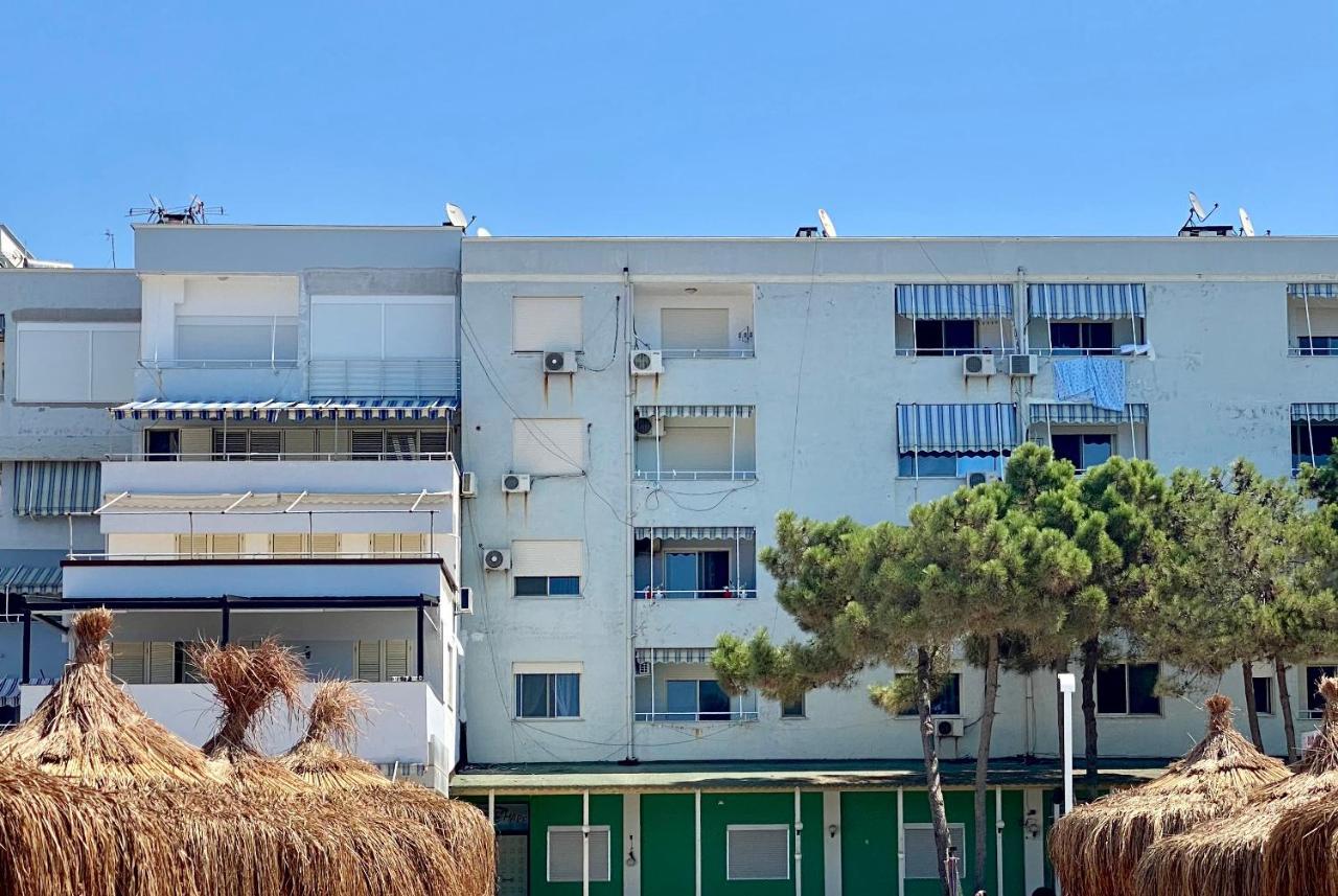 Sunset Sea View - Beachfront Balcony - Ac - Wifi Durrës 外观 照片