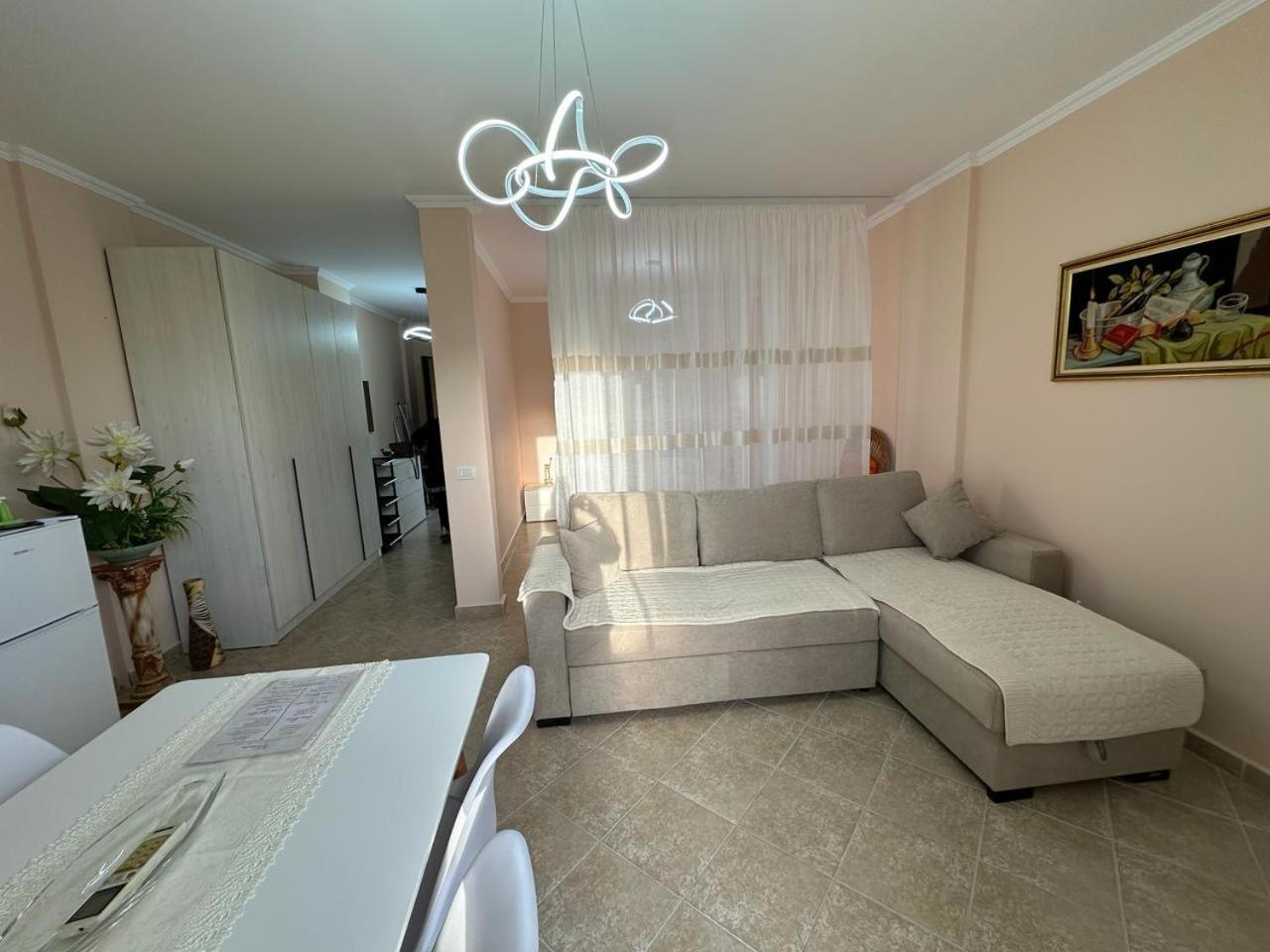 Sunset Sea View - Beachfront Balcony - Ac - Wifi Durrës 外观 照片